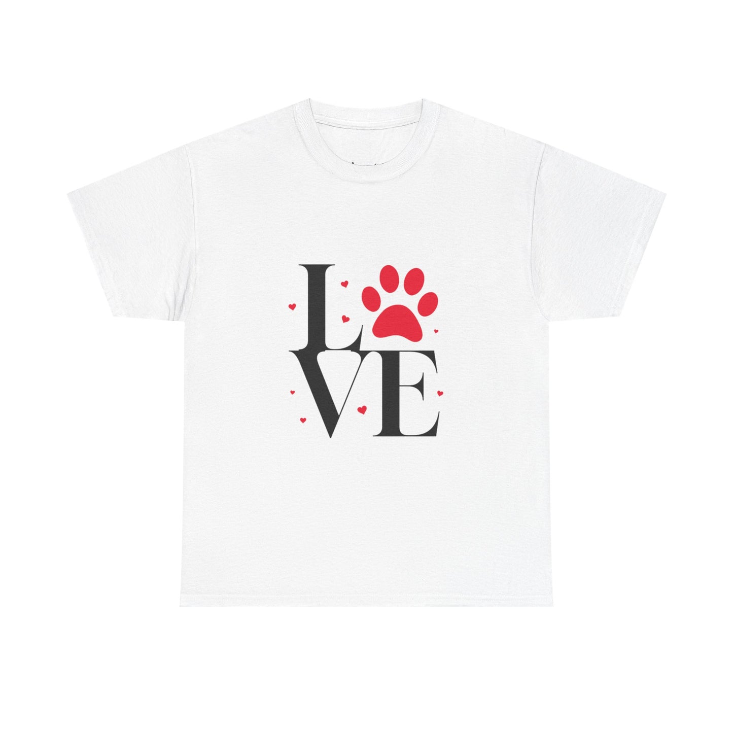 T-shirt con scritta "Love"