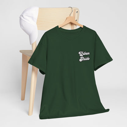 T-shirt con scritta "urbanstride " stile firma