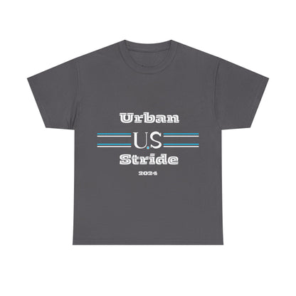 T-shirt con scritta "urbanstride " abbreviata U.S