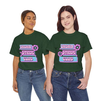 T-shirt con scritta "Urbanstride club"
