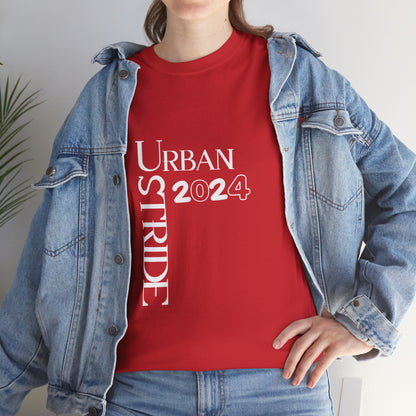 T-shirt con scritta "Urbanstride" red & black