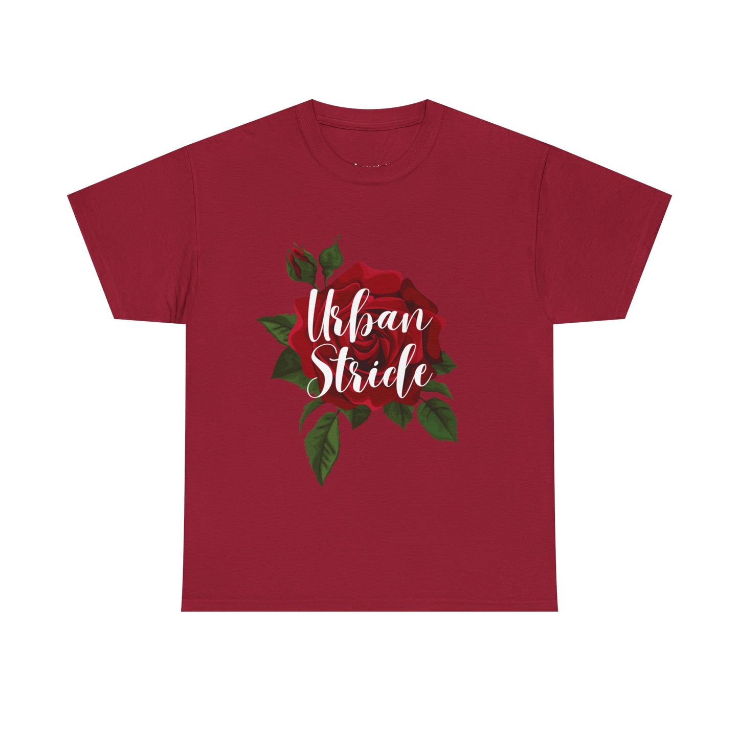 T-shirt con scritta "UrbanStride Vintage Flower