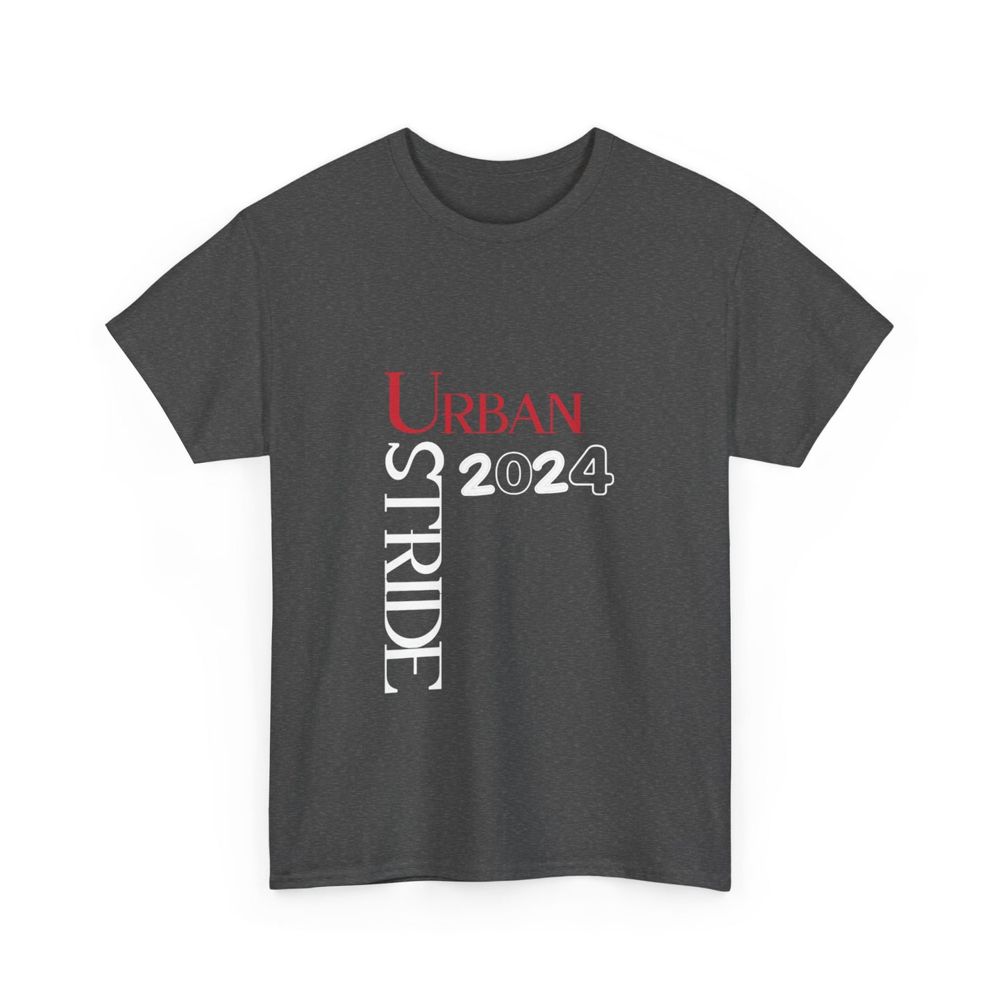 T-shirt con scritta "Urbanstride" red & black
