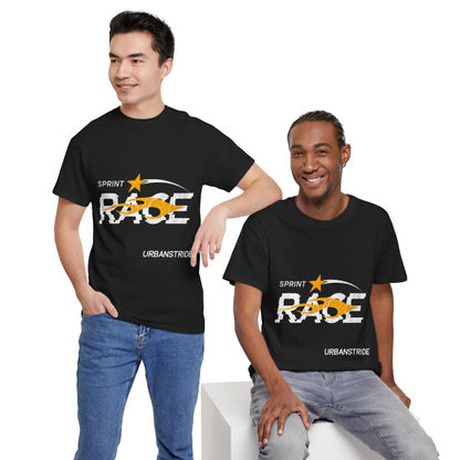 T-shirt con scritta "Spirit race"