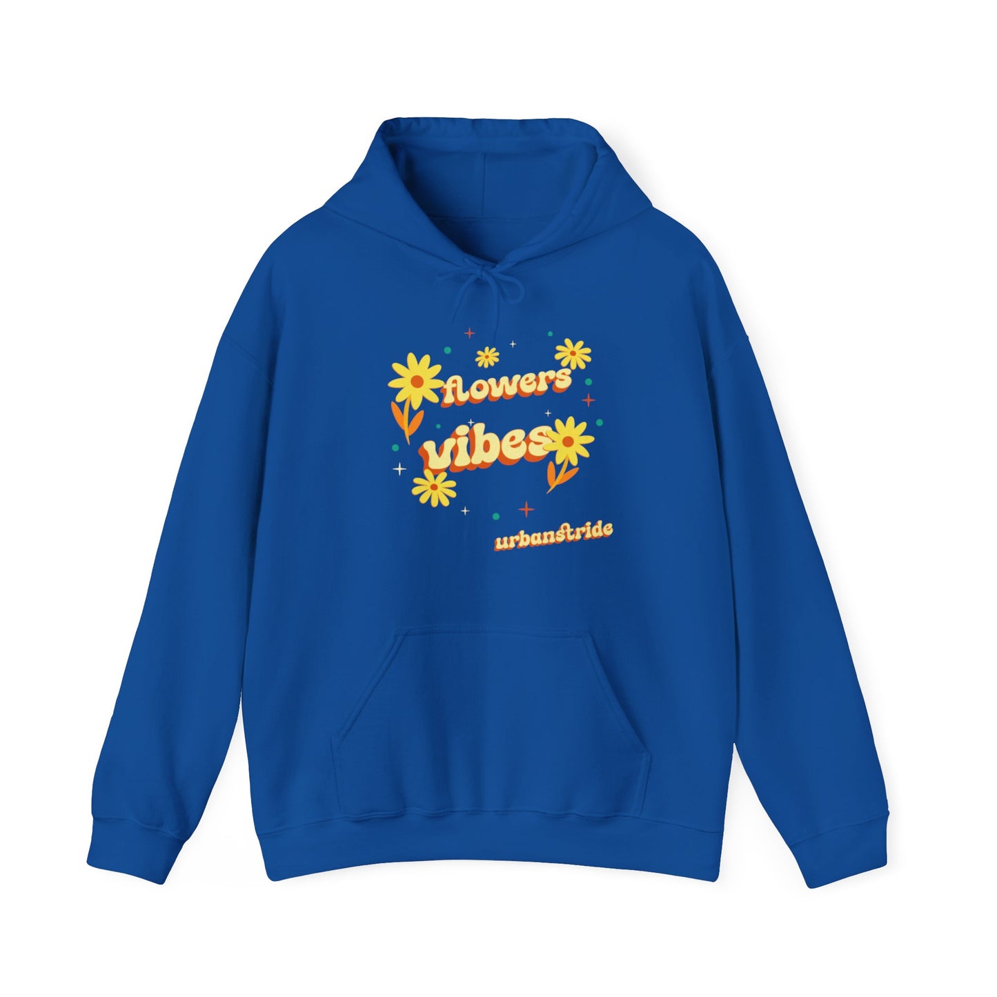 Felpa con scritta "Flowers vibes"