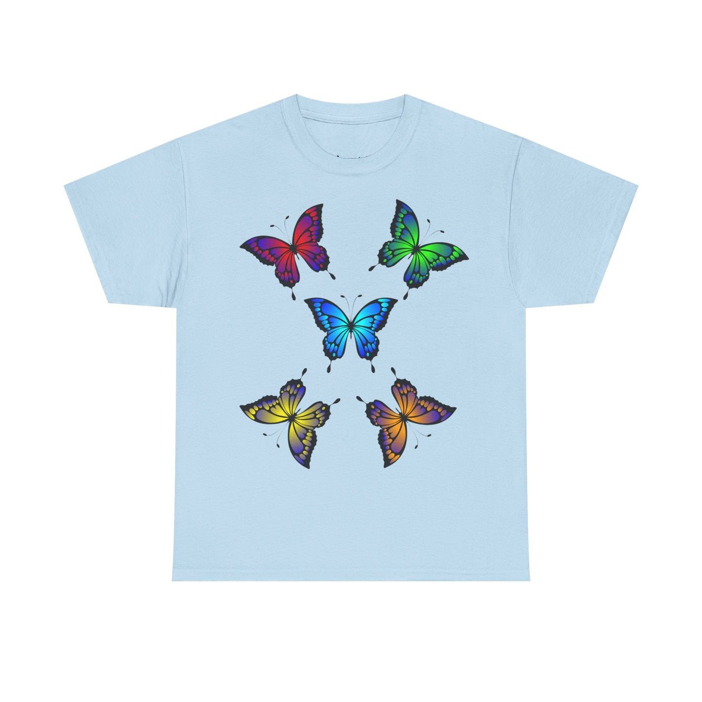 T-shirt con scritta "UrbanStride Butterfly Vibes
