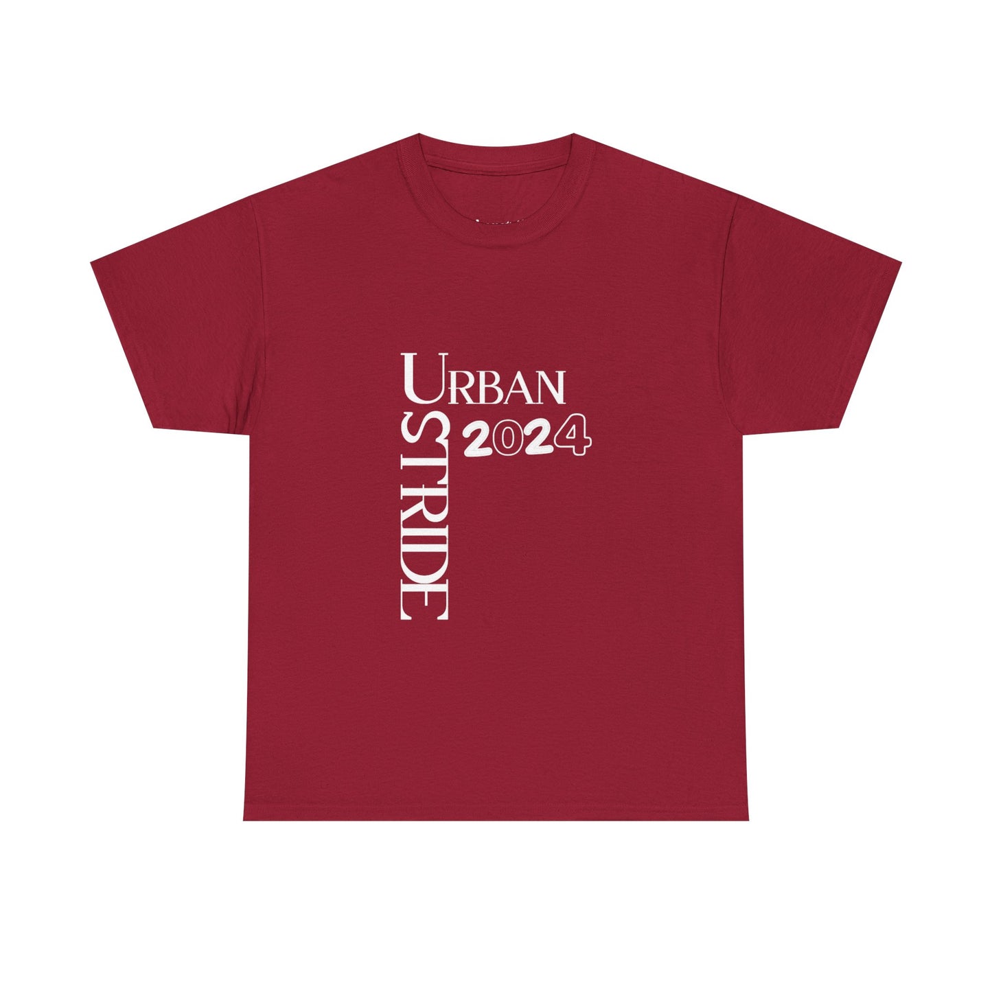 T-shirt con scritta "Urbanstride" red & black