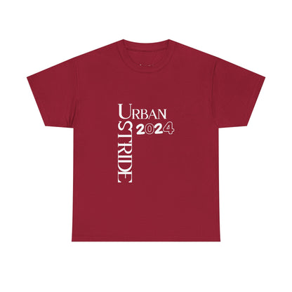 T-shirt con scritta "Urbanstride" red & black