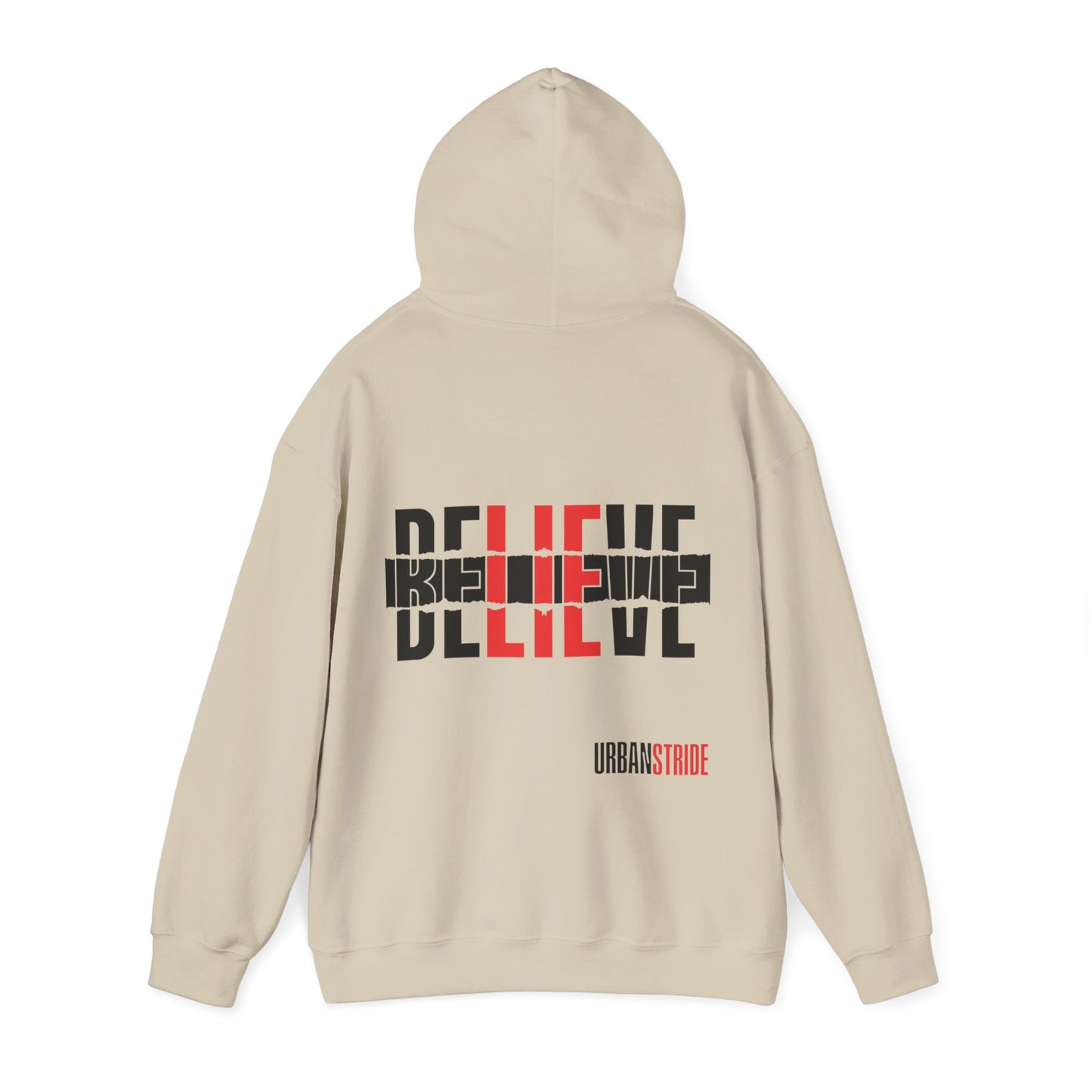 Felpa con scritta "Believe"