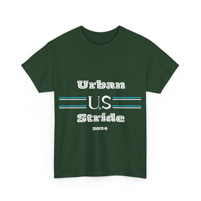 T-shirt con scritta "urbanstride " abbreviata U.S