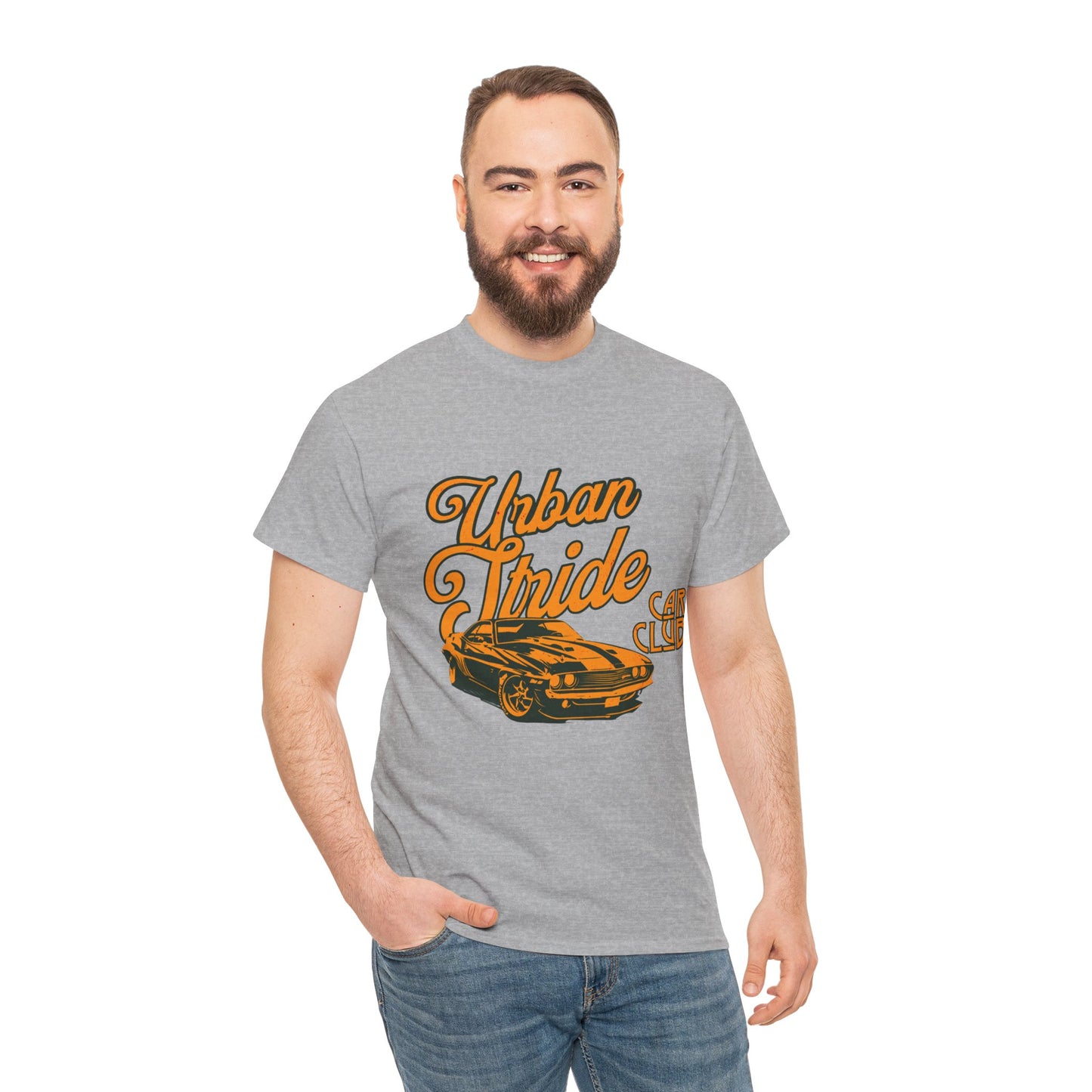T-shirt con scritta "Urbanstride car club"