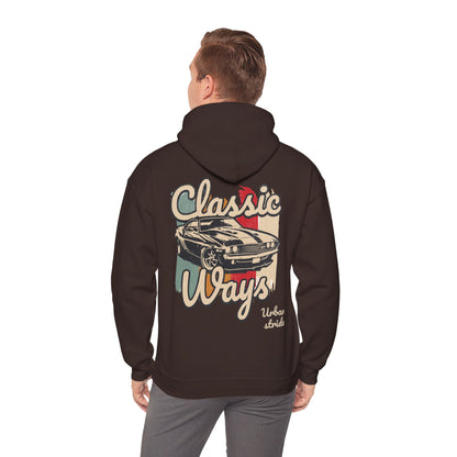 Felpa con scritta "Classic ways"