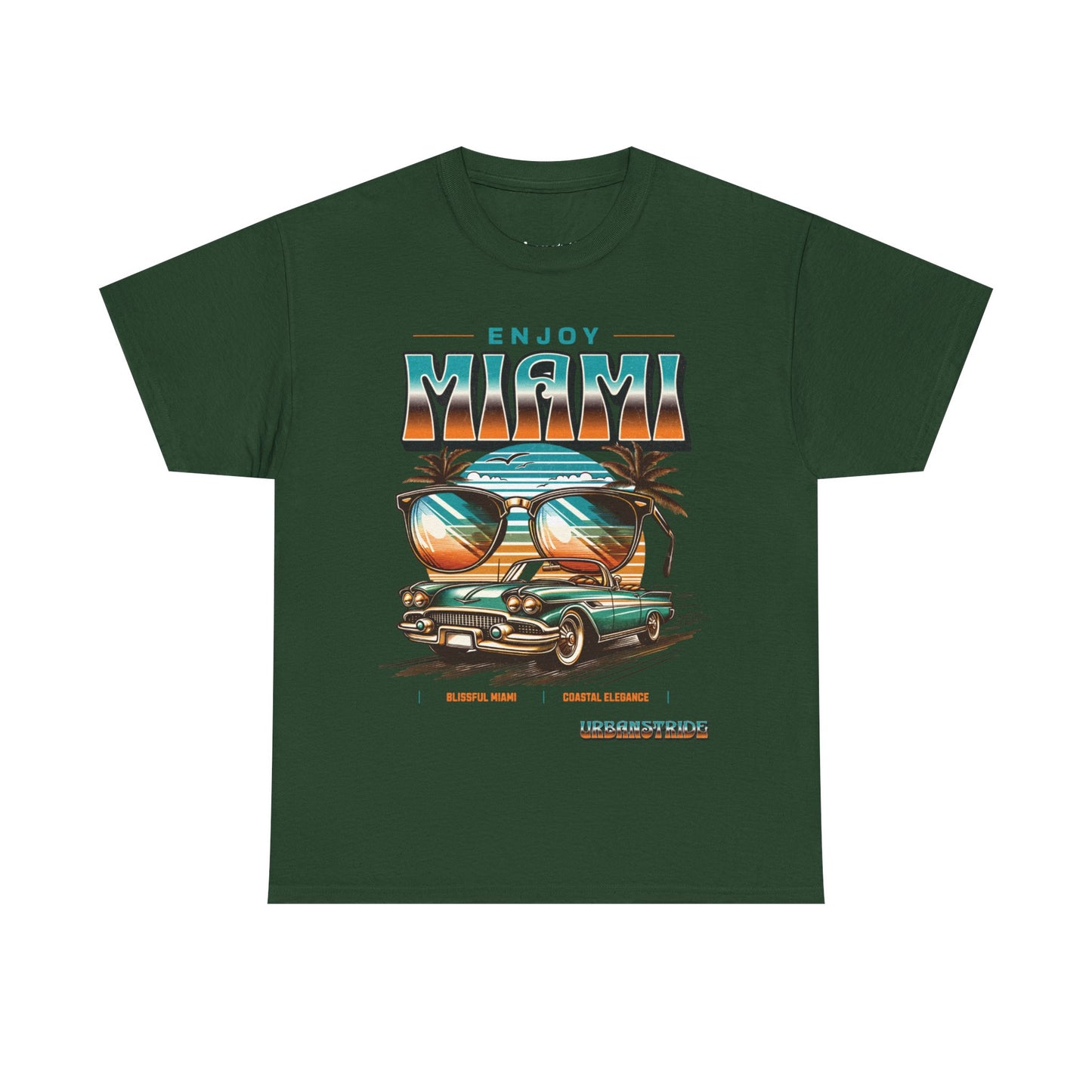 T-shirt con scritta" Enjoy Miami "