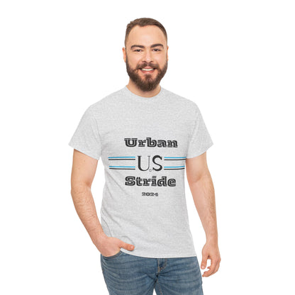 T-shirt con scritta "urbanstride " abbreviata U.S