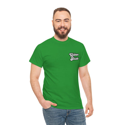 T-shirt con scritta "urbanstride " stile firma
