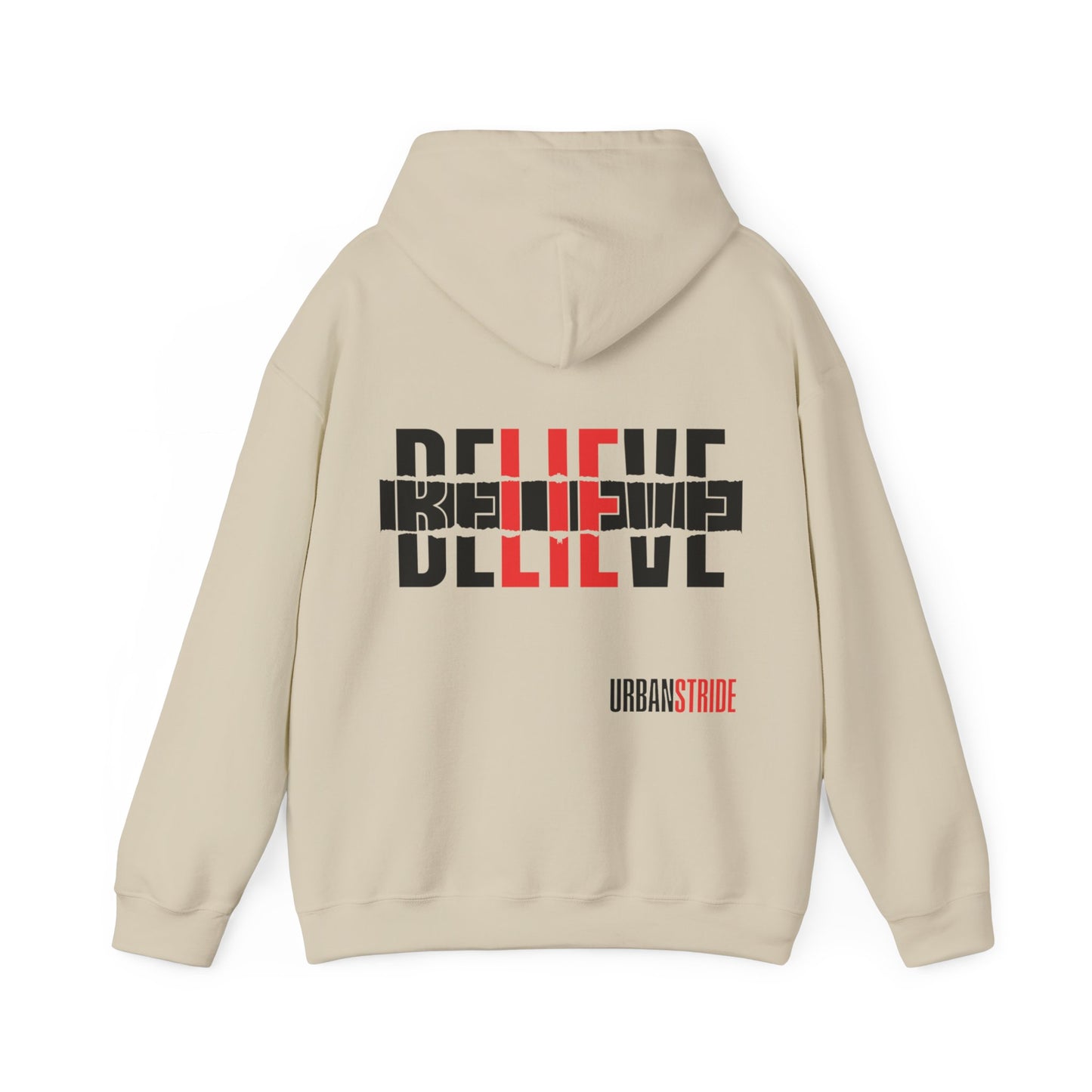 Felpa con scritta "Believe"