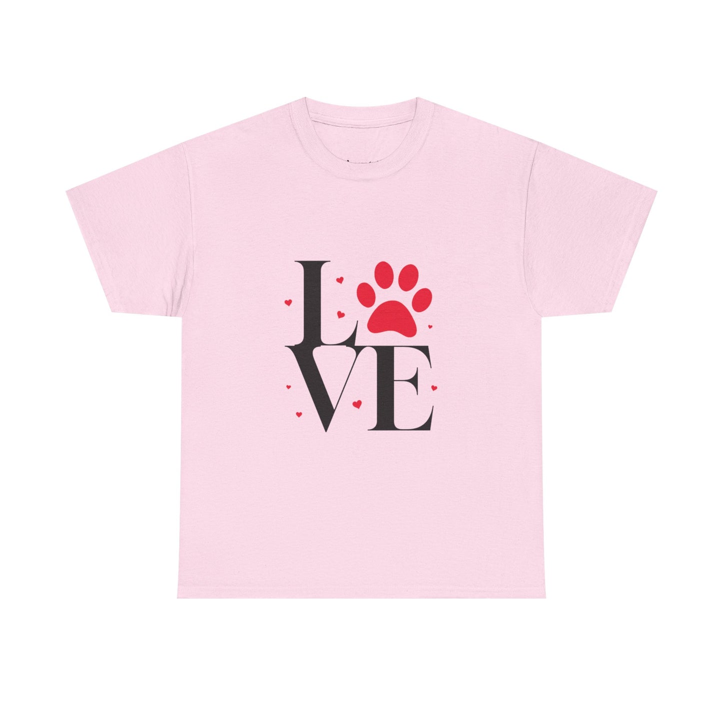 T-shirt con scritta "Love"