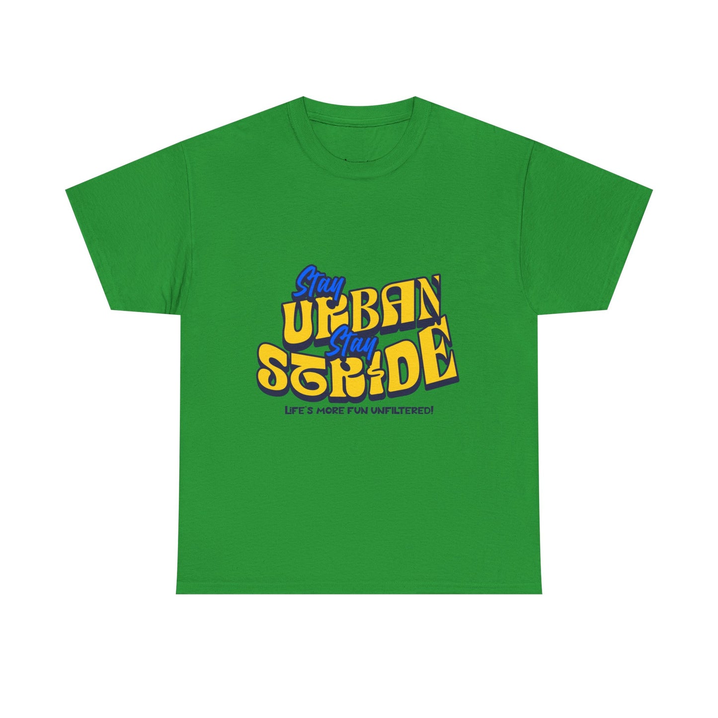 T-shirt con scritta  Stay urban Stay stride