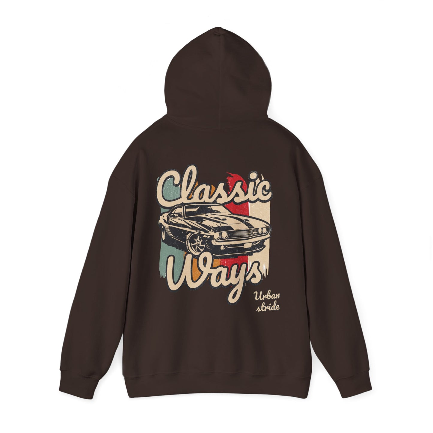 Felpa con scritta "Classic ways"