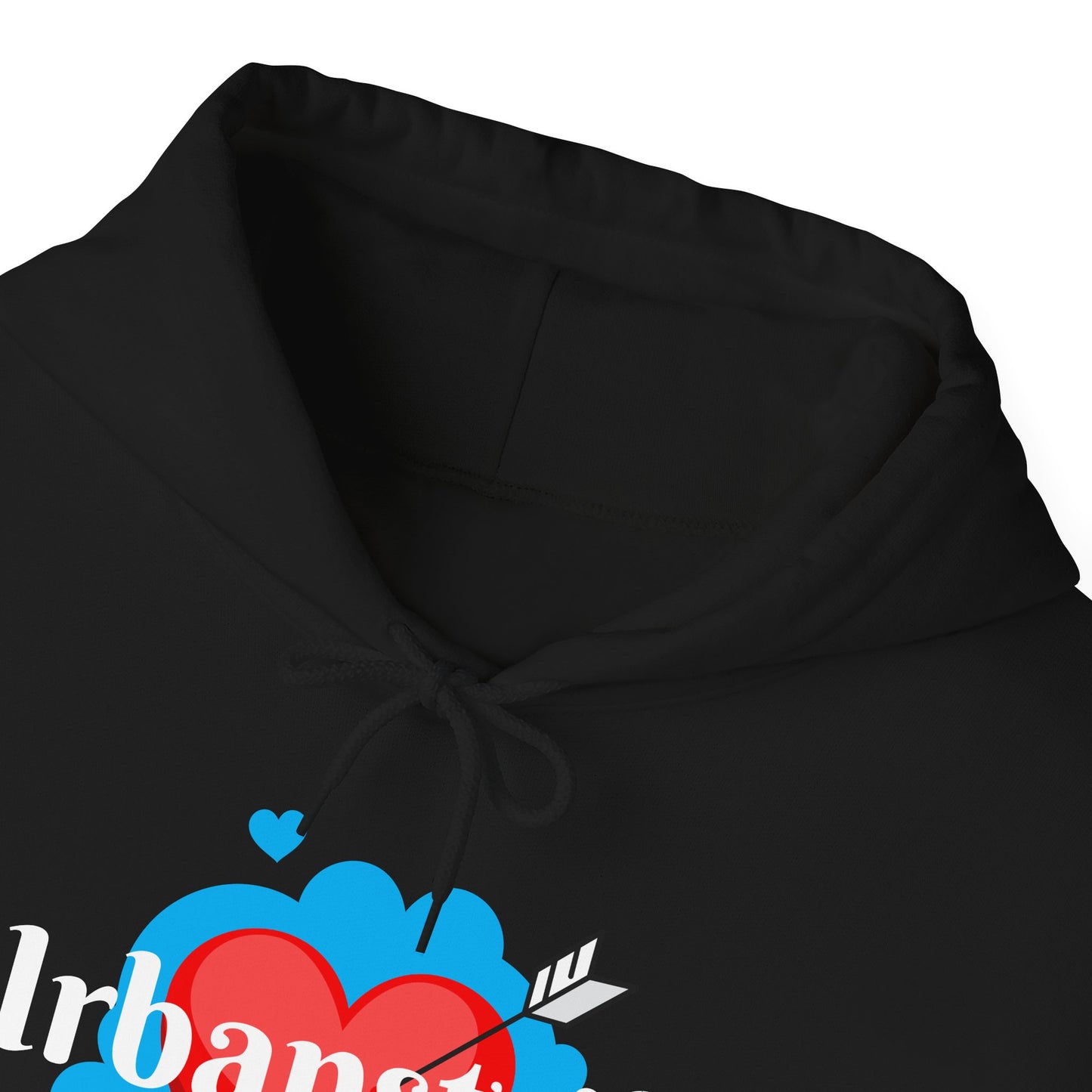 Felpa con logo "URBANSTRIDE" e cuore