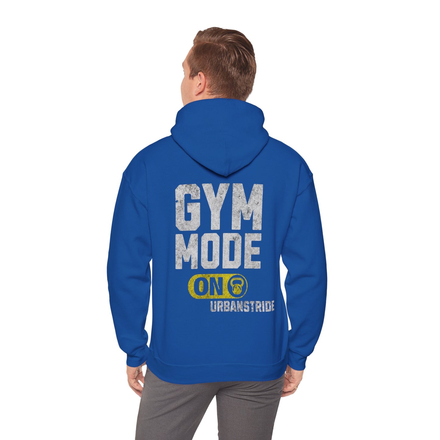Felpa con scritta "Gym mode on"
