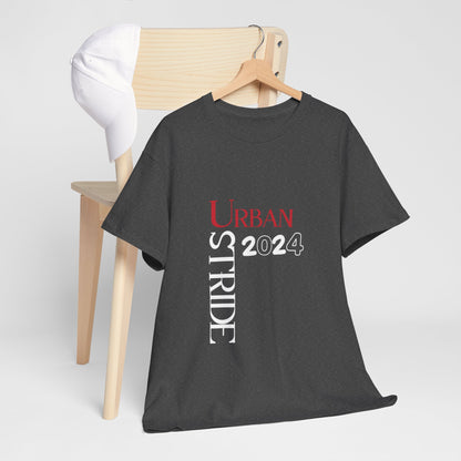 T-shirt con scritta "Urbanstride" red & black