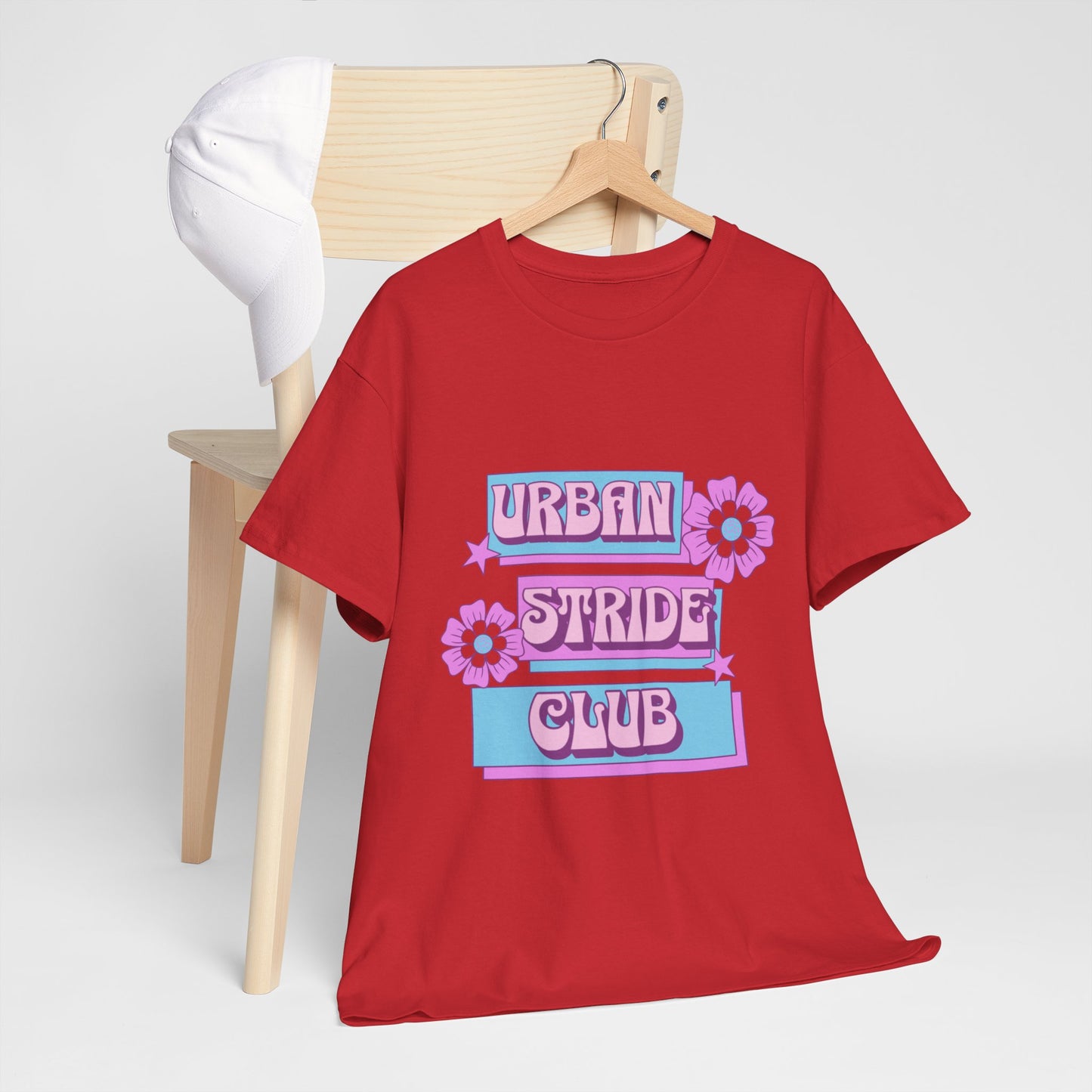 T-shirt con scritta "Urbanstride club"
