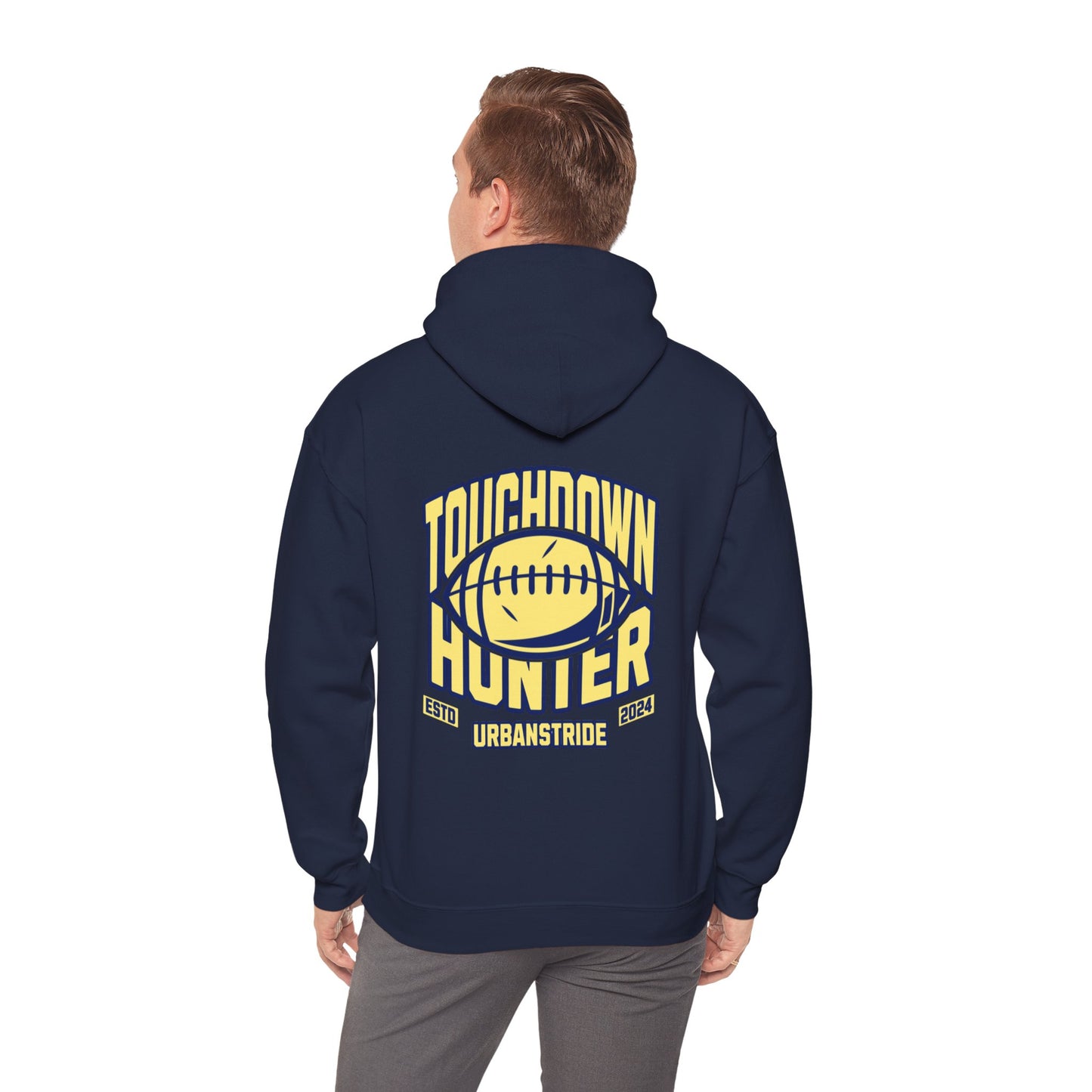Felpa con scritta "Touchdown hunter"