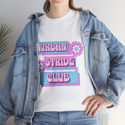 T-shirt con scritta "Urbanstride club"