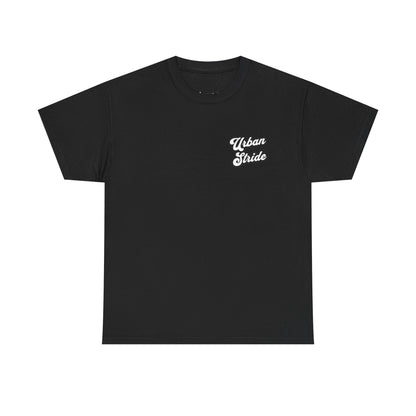 T-shirt con scritta "urbanstride " stile firma