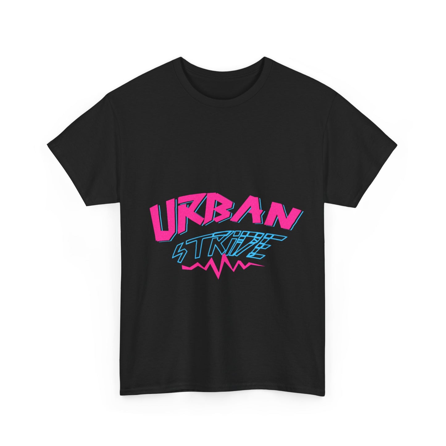 T-shirt con scritta "UrbanStride Neon Pulse"