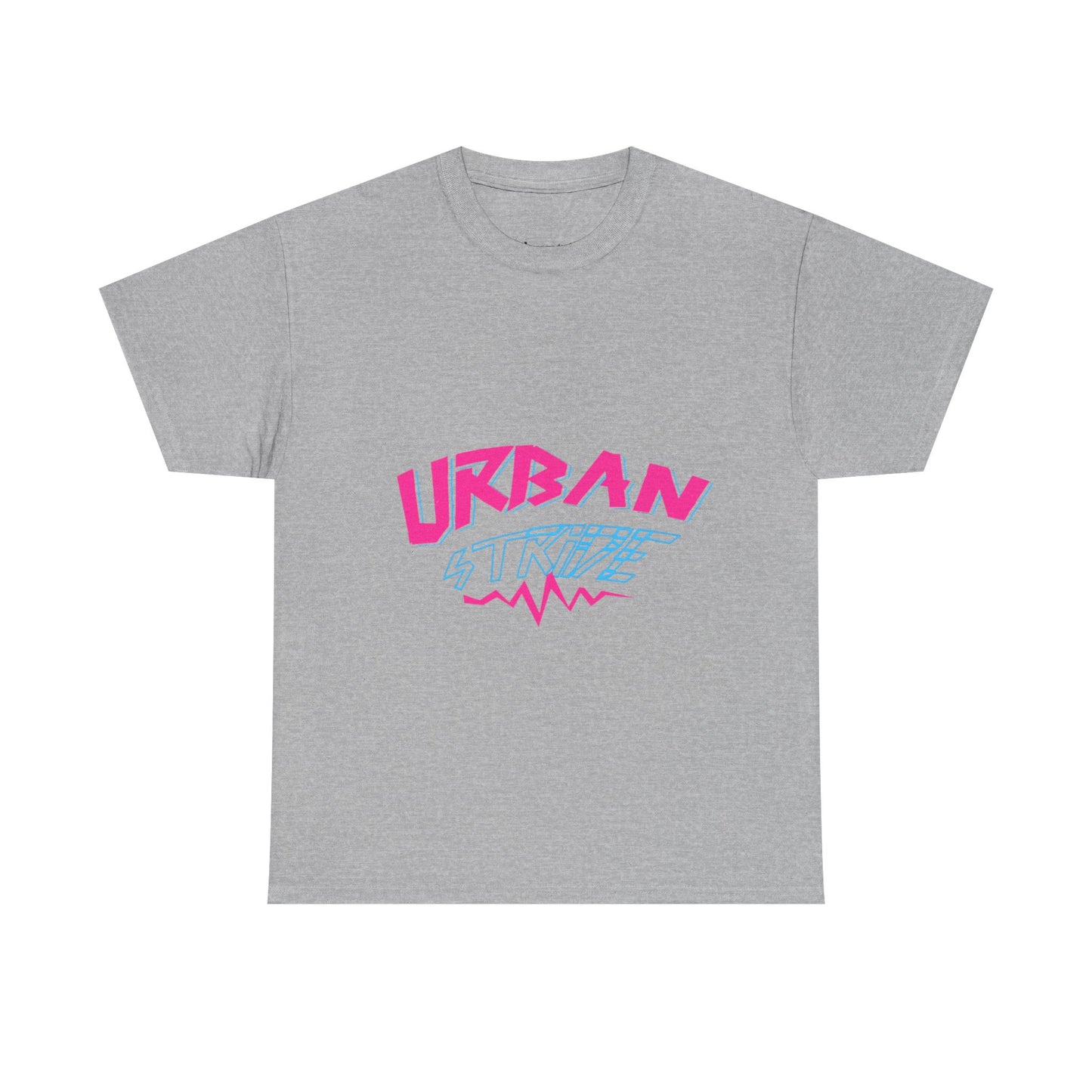 T-shirt con scritta "UrbanStride Neon Pulse"