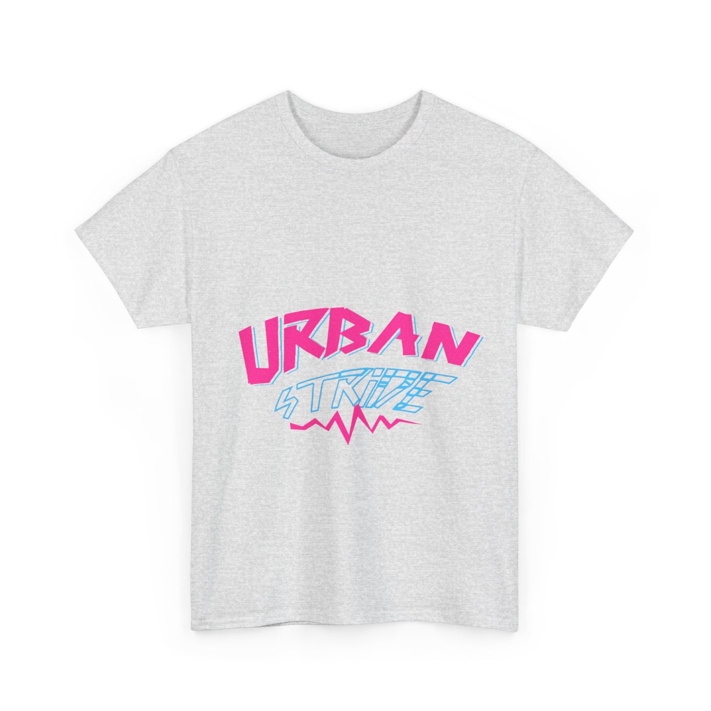 T-shirt con scritta "UrbanStride Neon Pulse"