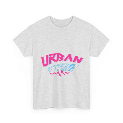 T-shirt con scritta "UrbanStride Neon Pulse"