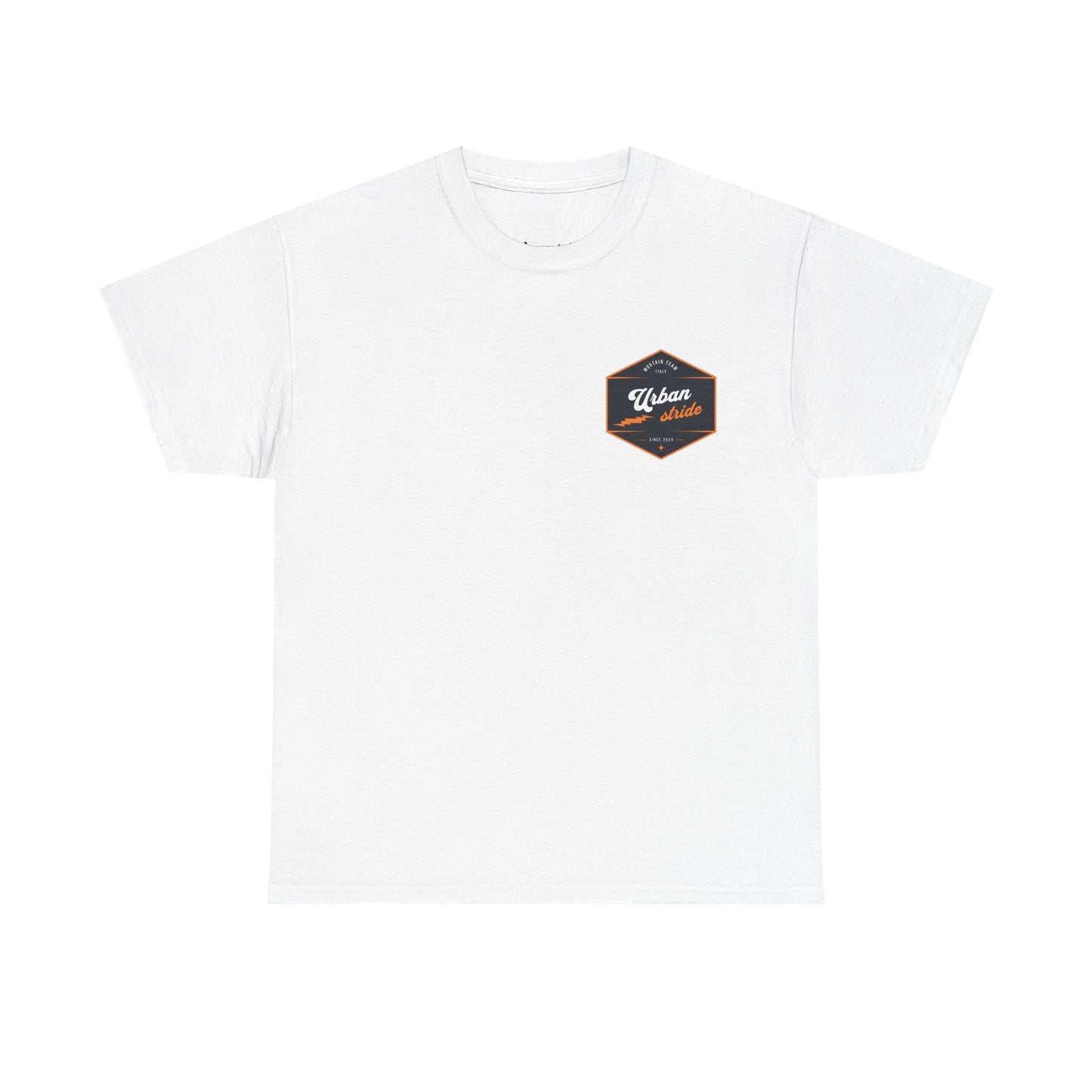 T-shirt Urban Stride® – Logo esagonale vintage in stile aviatore
