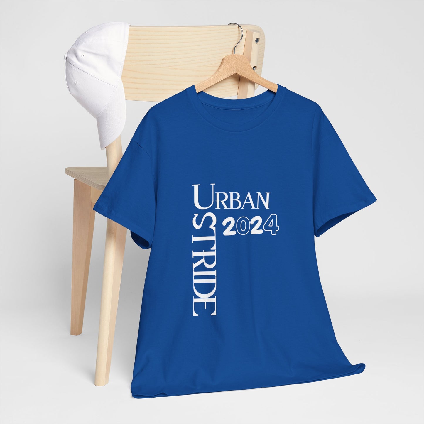 T-shirt con scritta "Urbanstride" red & black