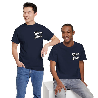 T-shirt con scritta "urbanstride " stile firma