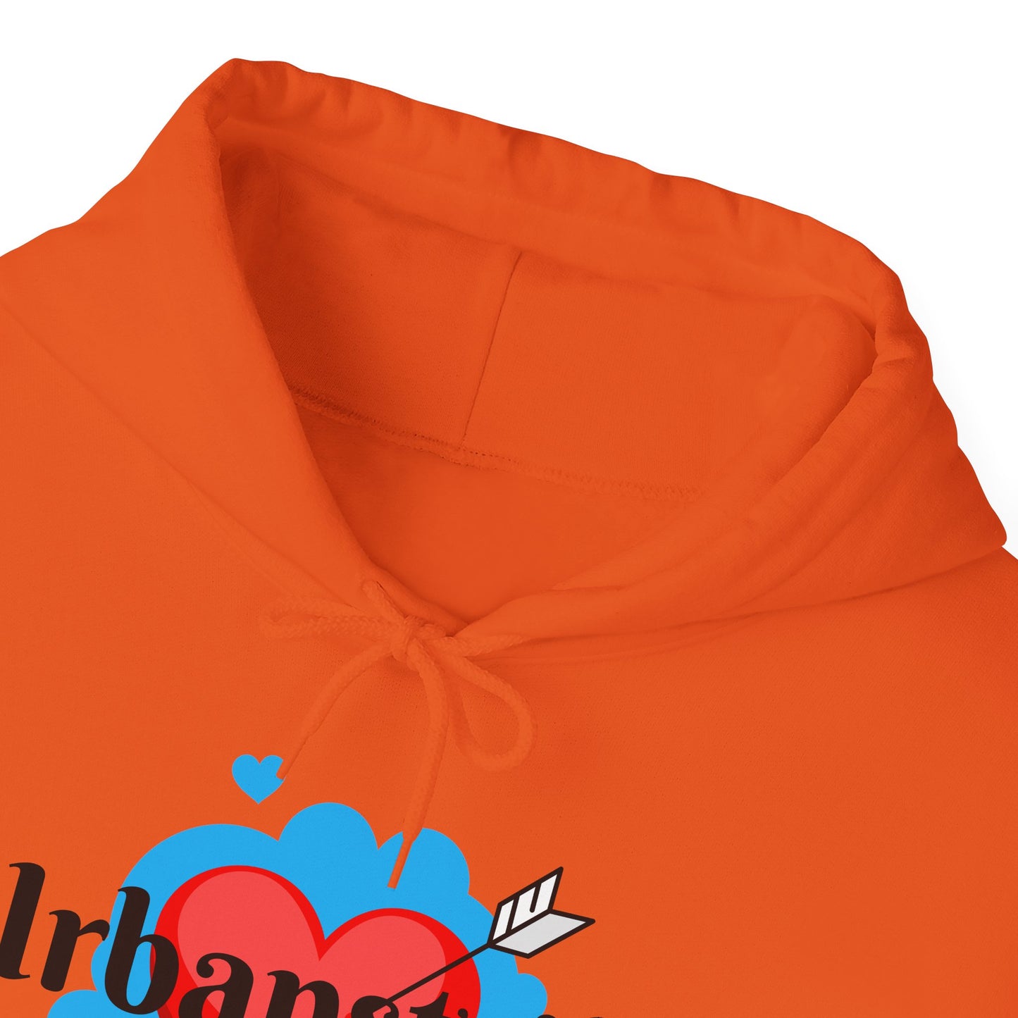 Felpa con logo "URBANSTRIDE" e cuore