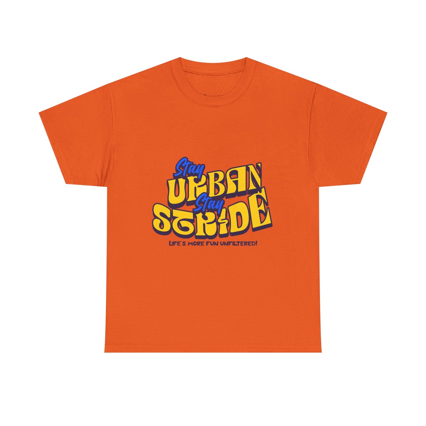 T-shirt con scritta  Stay urban Stay stride