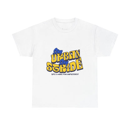 T-shirt con scritta  Stay urban Stay stride