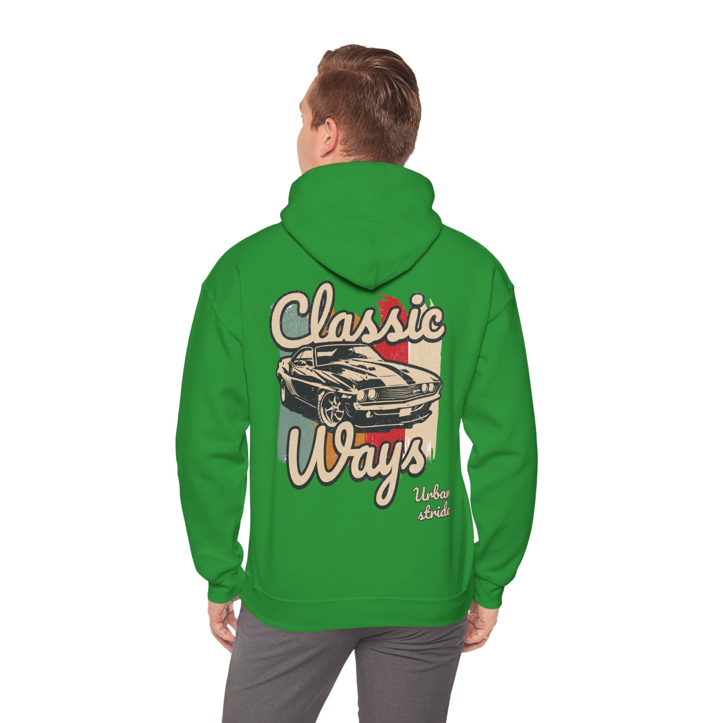 Felpa con scritta "Classic ways"