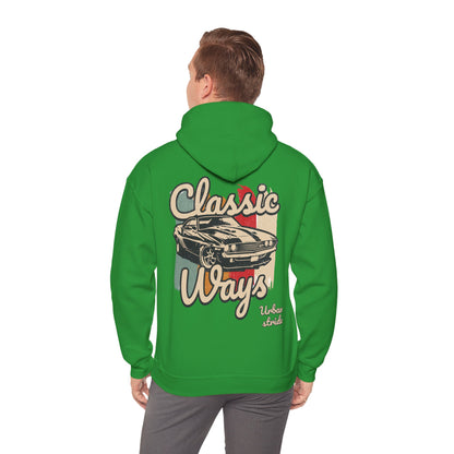 Felpa con scritta "Classic ways"