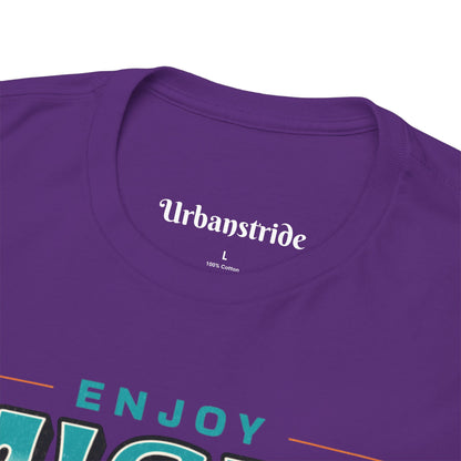 T-shirt con scritta" Enjoy Miami "