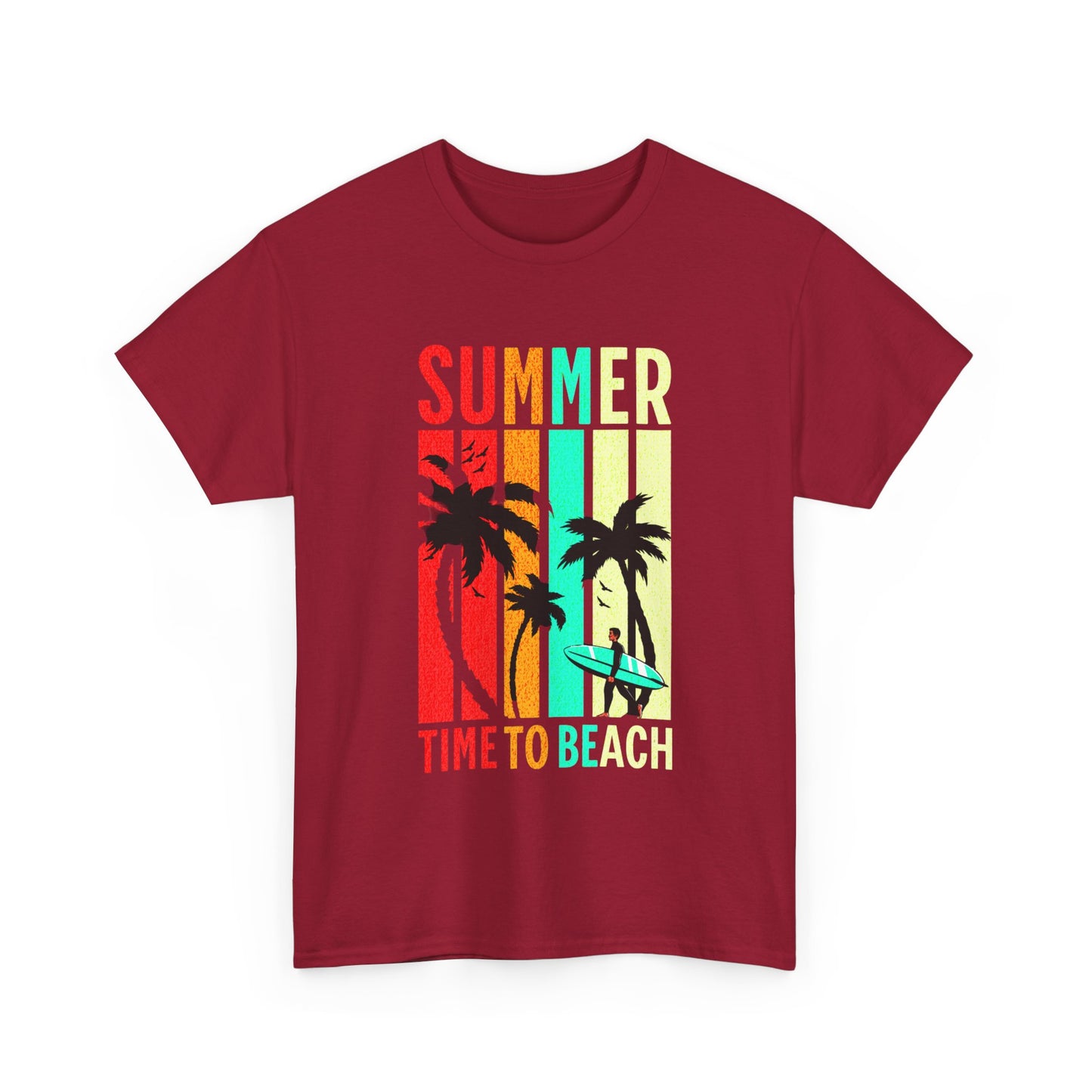 T-shirt con scritta " Summer time to the beach "