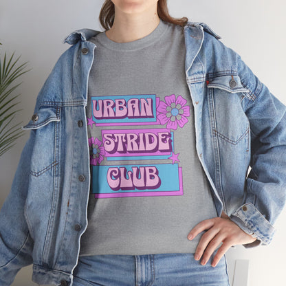 T-shirt con scritta "Urbanstride club"
