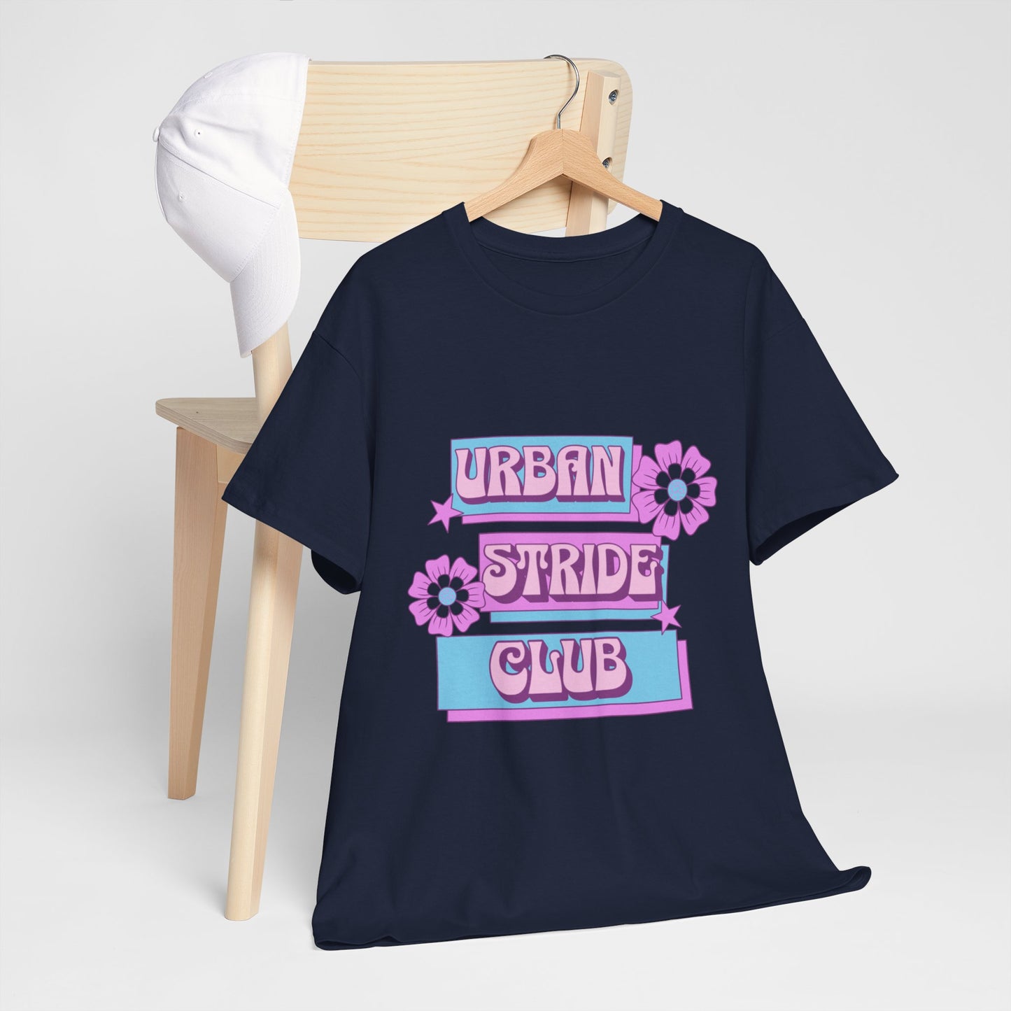 T-shirt con scritta "Urbanstride club"