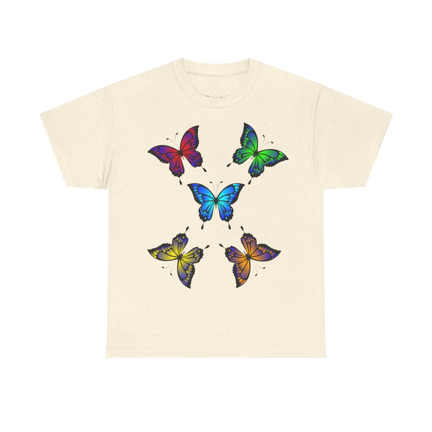 T-shirt con scritta "UrbanStride Butterfly Vibes