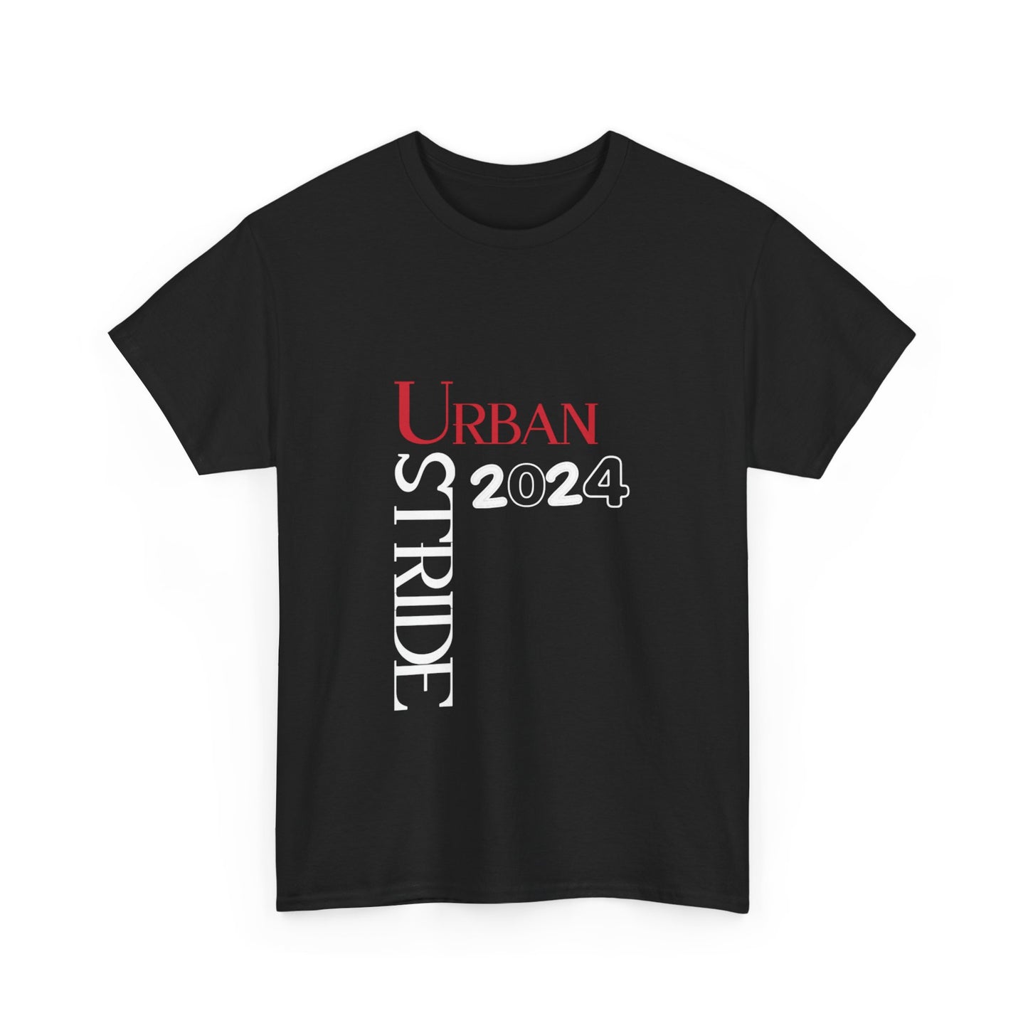 T-shirt con scritta "Urbanstride" red & black