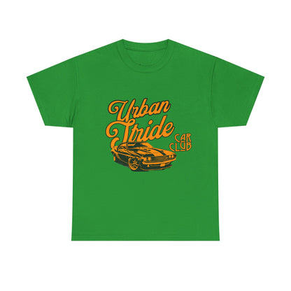 T-shirt con scritta "Urbanstride car club"