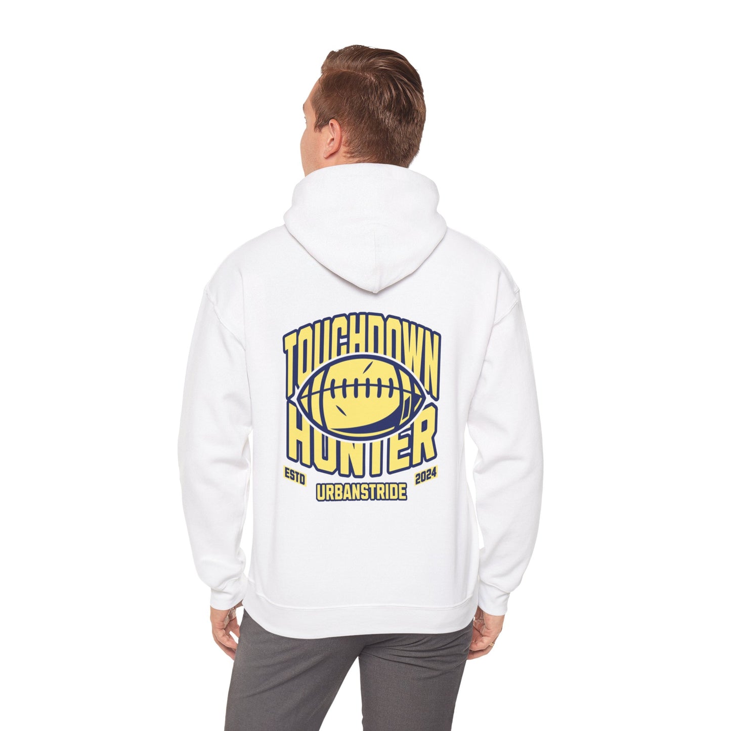 Felpa con scritta "Touchdown hunter"